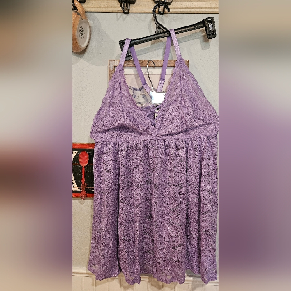 Torrid Lavender Lace Chemise